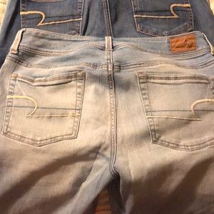 AE Super stretch kick boot jeans Size 10